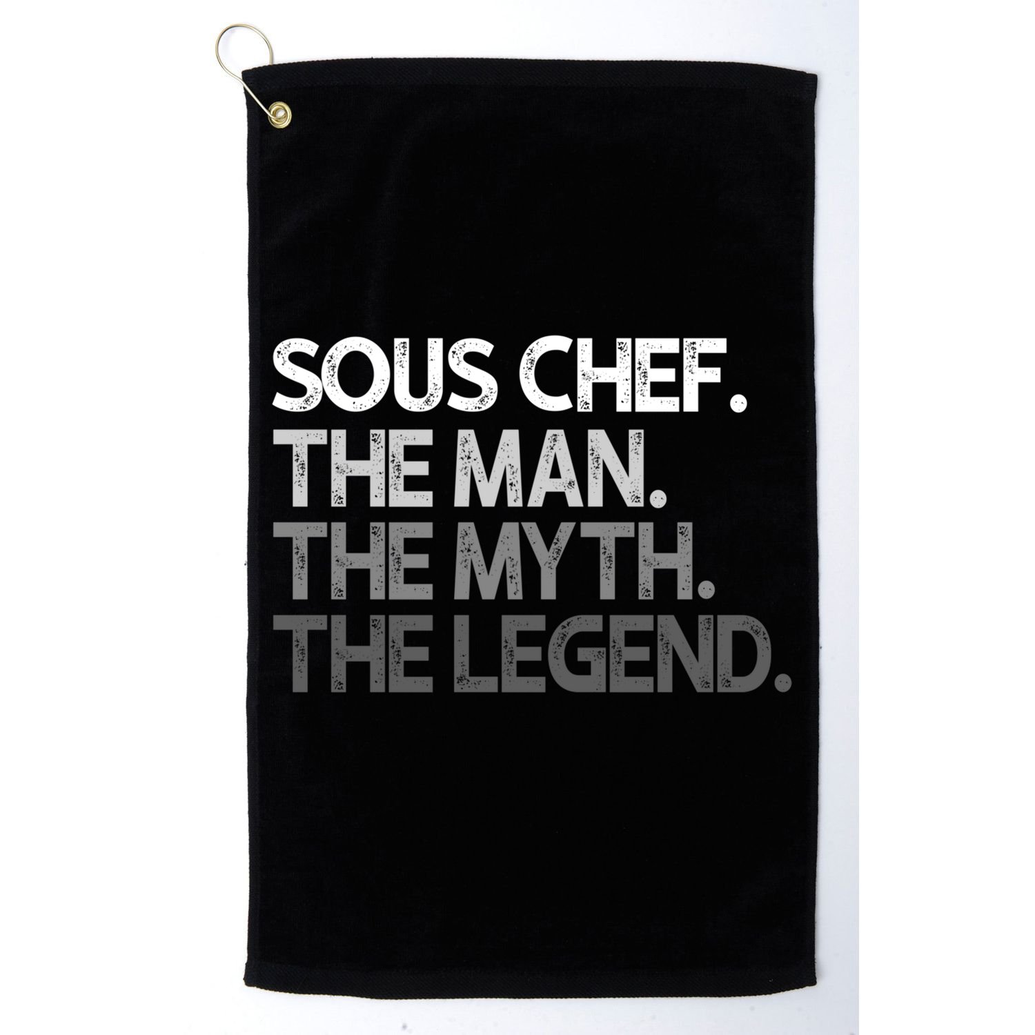 Sous Chef Gift The Myth Legend Gift Golf Towel