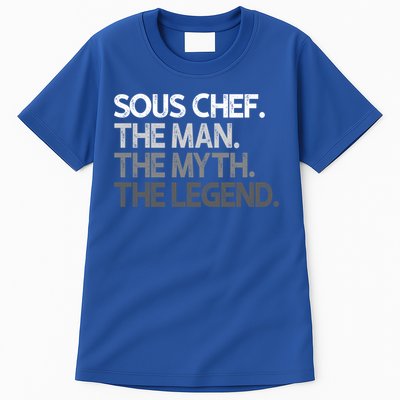 Sous Chef Gift The Myth Legend Gift Tall T-Shirt