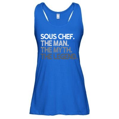 Sous Chef Gift The Myth Legend Gift Ladies Essential Flowy Tank