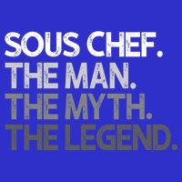 Sous Chef Gift The Myth Legend Gift 16 in Basic Backpack