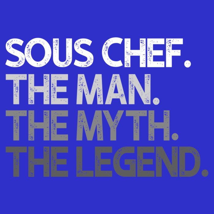 Sous Chef Gift The Myth Legend Gift 16 in Basic Backpack