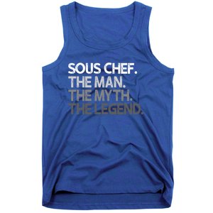 Sous Chef Gift The Myth Legend Gift Tank Top