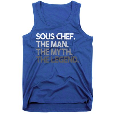 Sous Chef Gift The Myth Legend Gift Tank Top