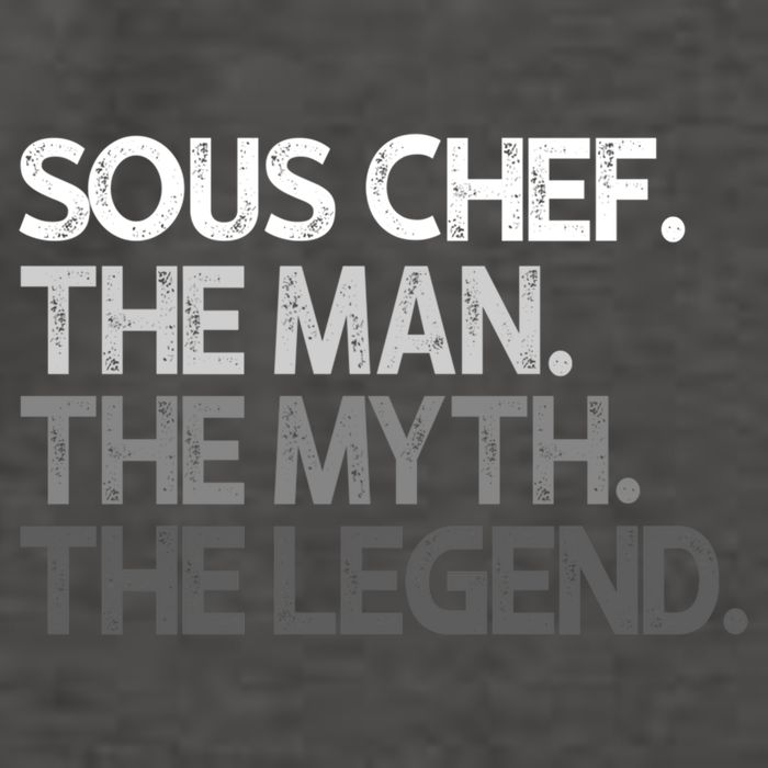 Sous Chef Gift The Myth Legend Gift Vector Backpack