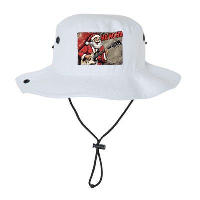 Santa Claus Guitar Player Rock And Roll Christmas Gift Legacy Cool Fit Booney Bucket Hat