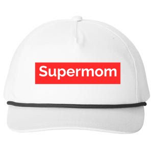 Supermom Cute Gift Snapback Five-Panel Rope Hat