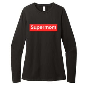 Supermom Cute Gift Womens CVC Long Sleeve Shirt