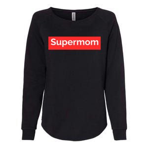 Supermom Cute Gift Womens California Wash Sweatshirt