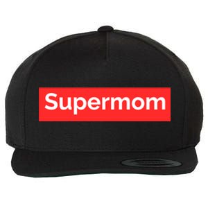 Supermom Cute Gift Wool Snapback Cap