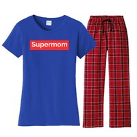 Supermom Cute Gift Women's Flannel Pajama Set