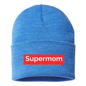 Supermom Cute Gift Sustainable Knit Beanie