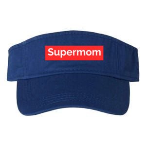 Supermom Cute Gift Valucap Bio-Washed Visor