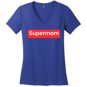 Supermom Cute Gift Women's V-Neck T-Shirt