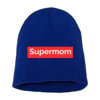 Supermom Cute Gift Short Acrylic Beanie