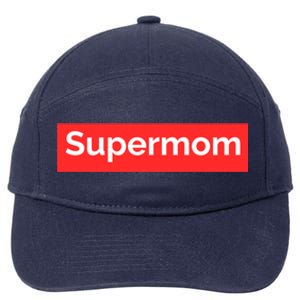 Supermom Cute Gift 7-Panel Snapback Hat