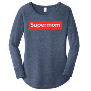 Supermom Cute Gift Women's Perfect Tri Tunic Long Sleeve Shirt