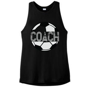 Soccer Coach Great Sports Coaching Gift Ladies PosiCharge Tri-Blend Wicking Tank