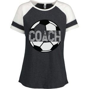 Soccer Coach Great Sports Coaching Gift Enza Ladies Jersey Colorblock Tee