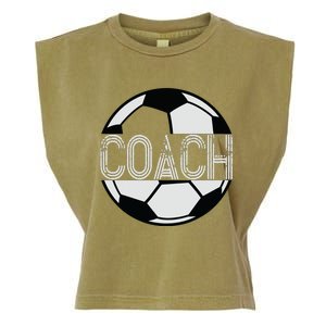 Soccer Coach Great Sports Coaching Gift Garment-Dyed Women's Muscle Tee