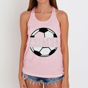 Soccer Coach Great Sports Coaching Gift Women's Knotted Racerback Tank