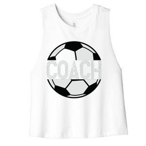 Soccer Coach Great Sports Coaching Gift Women's Racerback Cropped Tank