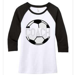 Soccer Coach Great Sports Coaching Gift Women's Tri-Blend 3/4-Sleeve Raglan Shirt