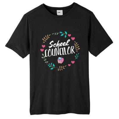 School Counselor Gift Guidance Counselor Back To School Gift Tall Fusion ChromaSoft Performance T-Shirt