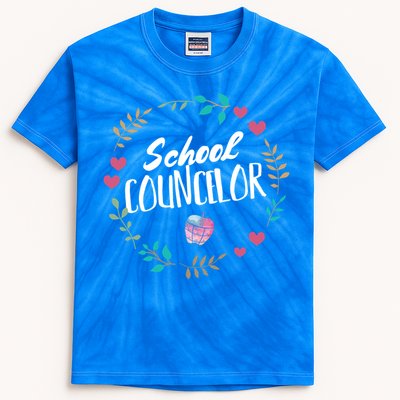 School Counselor Gift Guidance Counselor Back To School Gift Kids Tie-Dye T-Shirt