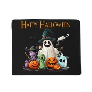 Spooky Cute Ghost Halloween Costume Happy Halloween Ghost Mousepad