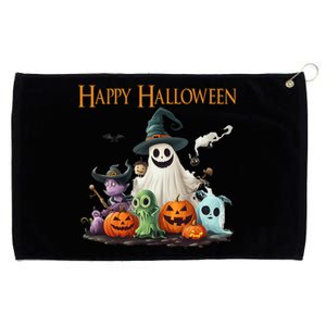 Spooky Cute Ghost Halloween Costume Happy Halloween Ghost Grommeted Golf Towel