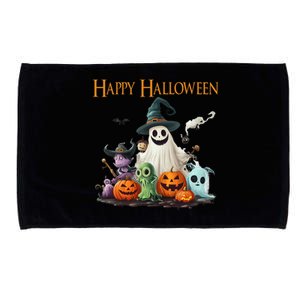 Spooky Cute Ghost Halloween Costume Happy Halloween Ghost Microfiber Hand Towel