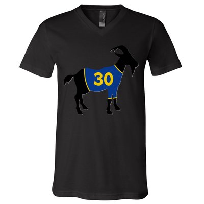 Goat 30 Basketball Jersey V-Neck T-Shirt
