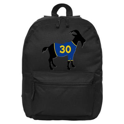 Goat 30 Basketball Jersey 16 in Basic Backpack