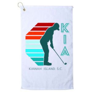 South Carolina Golfing Pro Retro Beach Kiawah Island Golf Platinum Collection Golf Towel