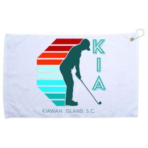 South Carolina Golfing Pro Retro Beach Kiawah Island Golf Grommeted Golf Towel