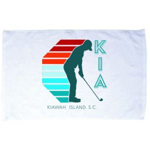 South Carolina Golfing Pro Retro Beach Kiawah Island Golf Microfiber Hand Towel