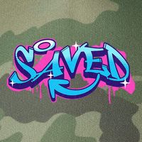 Saved Christian Graffiti Art Retro 80S 90s Legacy Tie Dye Trucker Hat