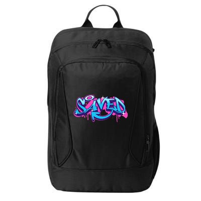Saved Christian Graffiti Art Retro 80S 90s City Backpack