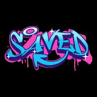 Saved Christian Graffiti Art Retro 80S 90s Wool Snapback Cap