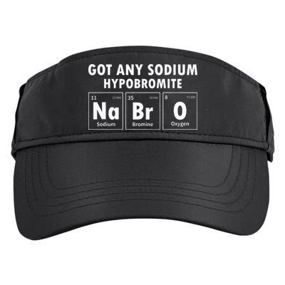 Science Chemistry Got Any Sodium Hypobromite NaBrO Adult Drive Performance Visor