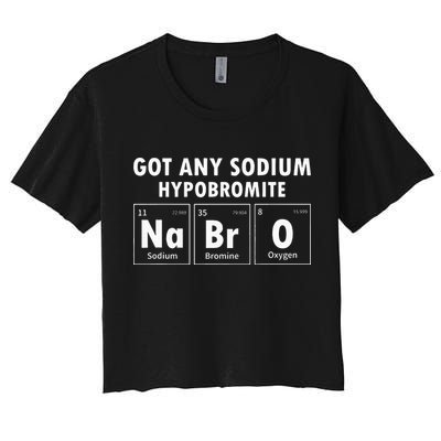 Science Chemistry Got Any Sodium Hypobromite NaBrO Crop Top