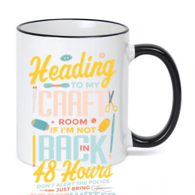 Scrapbooking Crafty Gift 11oz Black Color Changing Mug