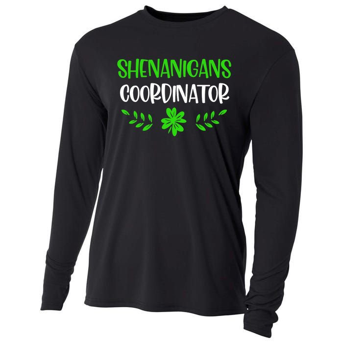 Shenanigans Coordinator Green Lucky Shamrock St Patricks Day Tank Top Cooling Performance Long Sleeve Crew