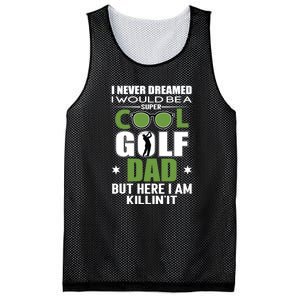 SUPER COOL GOLF DAD FUNNY GOLF Father's Day Gift For Dad Mesh Reversible Basketball Jersey Tank