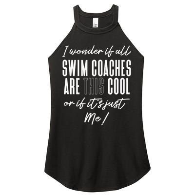 Swim Coaches Gift for Swimming Coach Women's Perfect Tri Rocker Tank