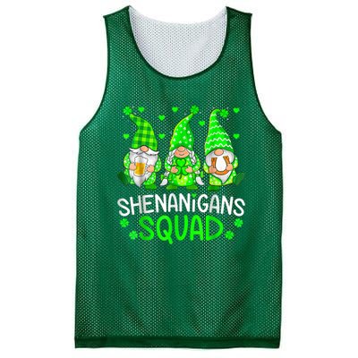 Shenanigans Coordinator Gnome St Patricks Day Teacher Gift Mesh Reversible Basketball Jersey Tank