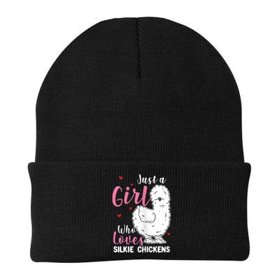 Silkie Chicken Girl Who Loves Silkie Chickens Beanie