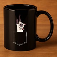 Siamese Cat Gift Love My Siamese Cat Funny Gift 11oz C Handle Ceramic Mug