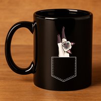 Siamese Cat Gift Love My Siamese Cat Funny Gift 11oz C Handle Ceramic Mug