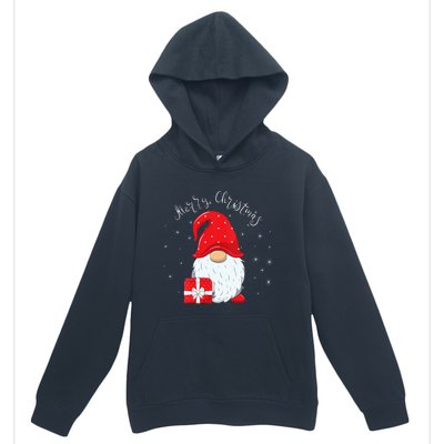 Santa Claus Garden Gnome Merry Christmas Vneck Urban Pullover Hoodie